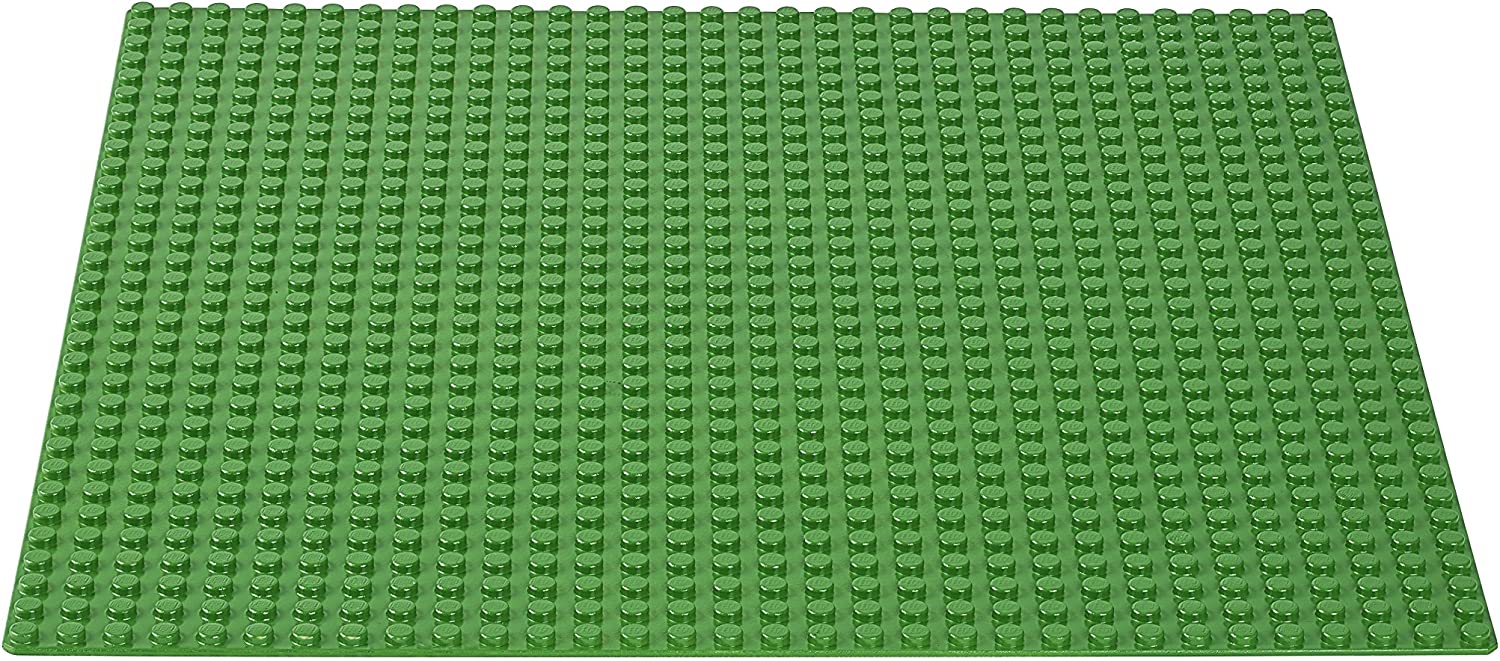 LEGO Classic: Green Baseplate - 1 Piece Building Kit [LEGO, #10700, Ages 4-99]