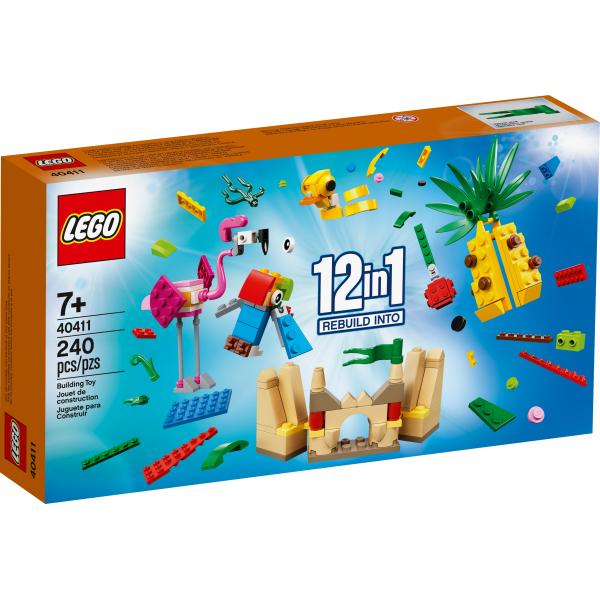 LEGO Creative Fun 12-in-1 Building Set - 240 Piece Building Kit [LEGO, #40411, Ages 7+]