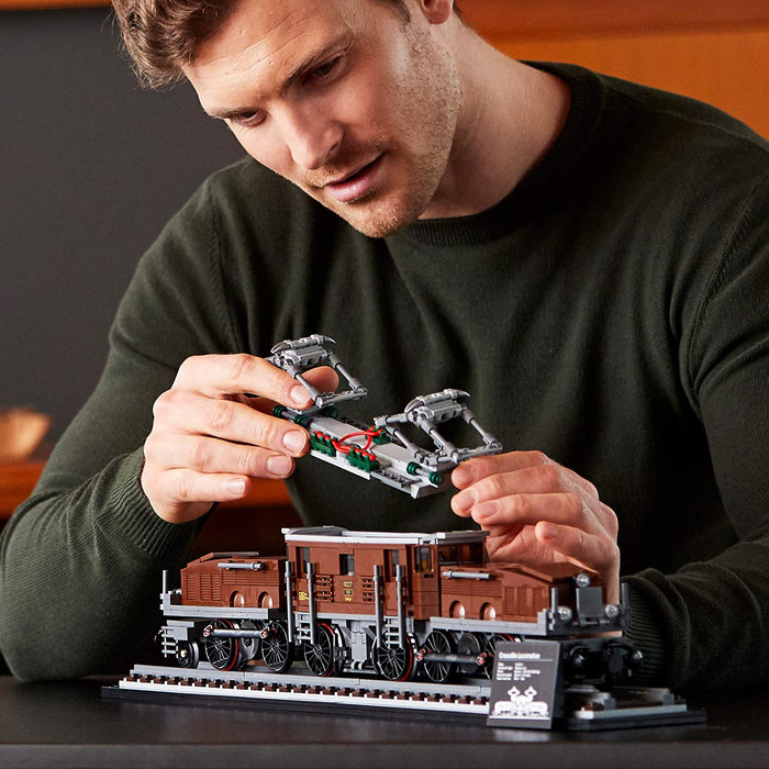 LEGO Creator Expert: Crocodile Locomotive - 1271 Piece Building Kit [LEGO, #10277, Ages 18+]