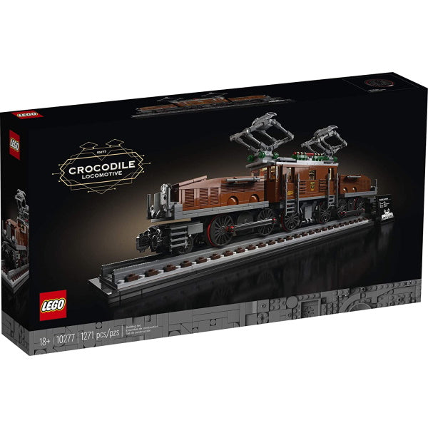 LEGO Creator Expert: Crocodile Locomotive - 1271 Piece Building Kit [LEGO, #10277, Ages 18+]