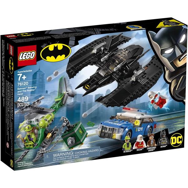 LEGO DC Batman: Batman Batwing and The Riddler Heist - 489 Piece Building Kit [LEGO, #76120, Ages 7+]