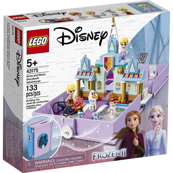LEGO Disney Frozen II: Anna and Elsa’s Storybook Adventures - 133 Piece Building Kit [LEGO, #43175, Ages 5+]
