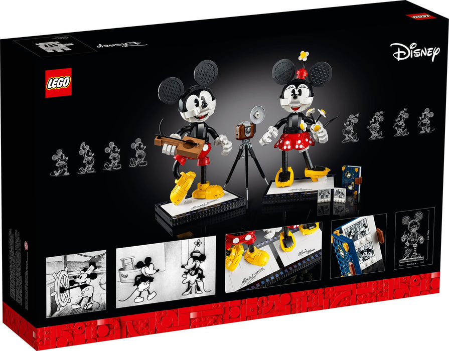 LEGO Disney: Mickey Mouse & Minnie Mouse Buildable Characters - 1739 Piece Building Kit [LEGO, #43179, Ages 18+]