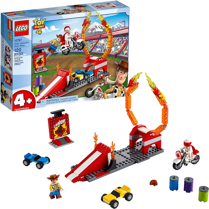 LEGO Disney Pixarâ€™s Toy Story 4: Duke Caboomâ€™s Stunt Show - 120 Piece Building Kit [LEGO, #10767]