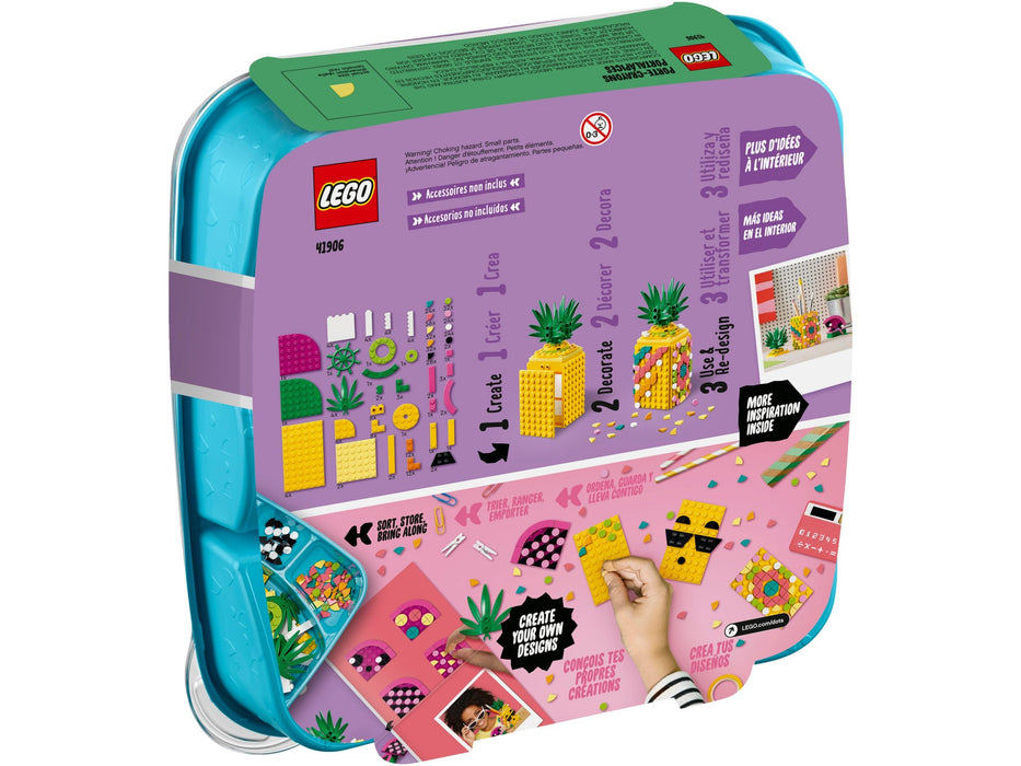 LEGO DOTS: Pineapple Pencil Holder - 351 Piece Building Kit [LEGO, #41906]