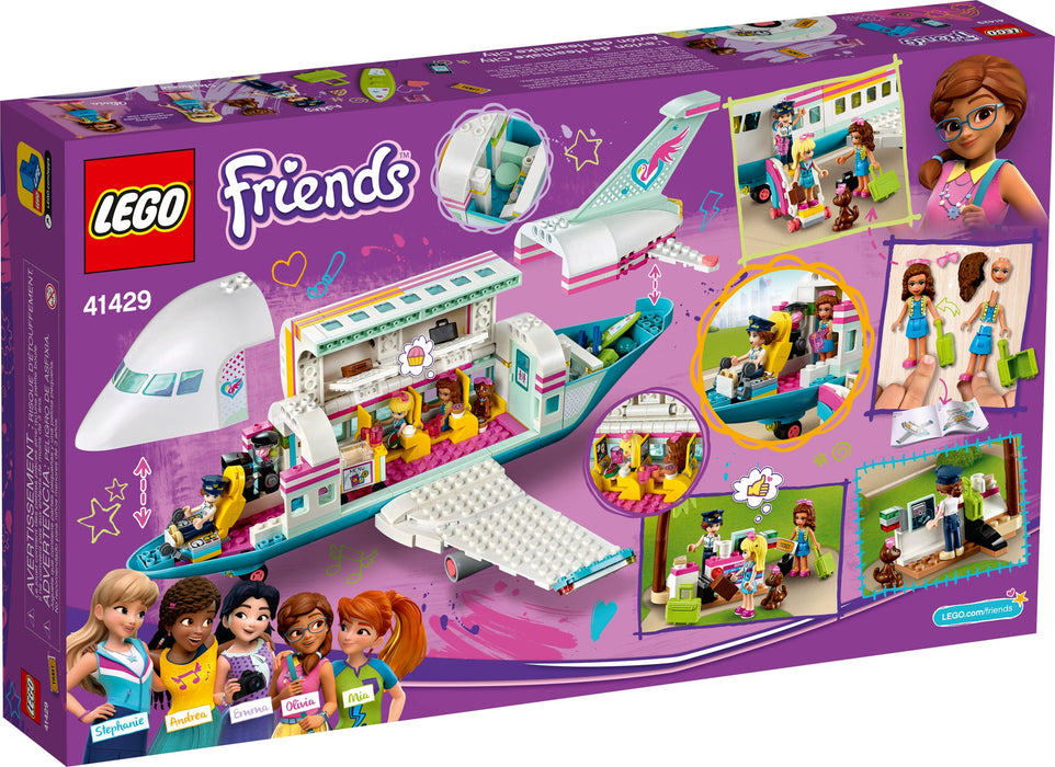 LEGO Friends: Heartlake City Airplane - 574 Piece Building Kit [LEGO, #41429, Ages 7+]
