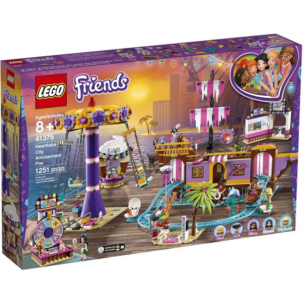 LEGO Friends: Heartlake City Amusement Pier - 1251 Piece Building Kit [LEGO, #41375]
