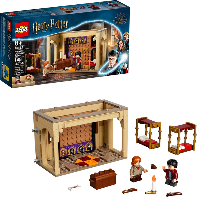 LEGO Harry Potter: Hogwarts Gryffindor Dorms - 148 Piece Building Kit [LEGO, #40452, Ages 8+]