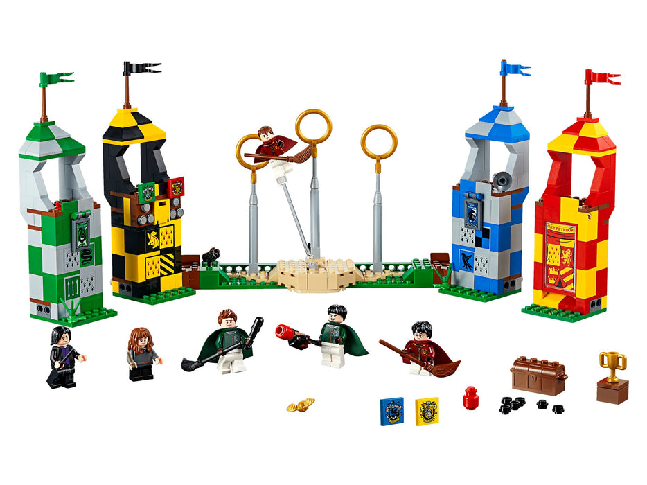 LEGO Harry Potter: Quidditch Match Building Set - 500 Piece Building Kit [LEGO, #75956, Ages 7-14]