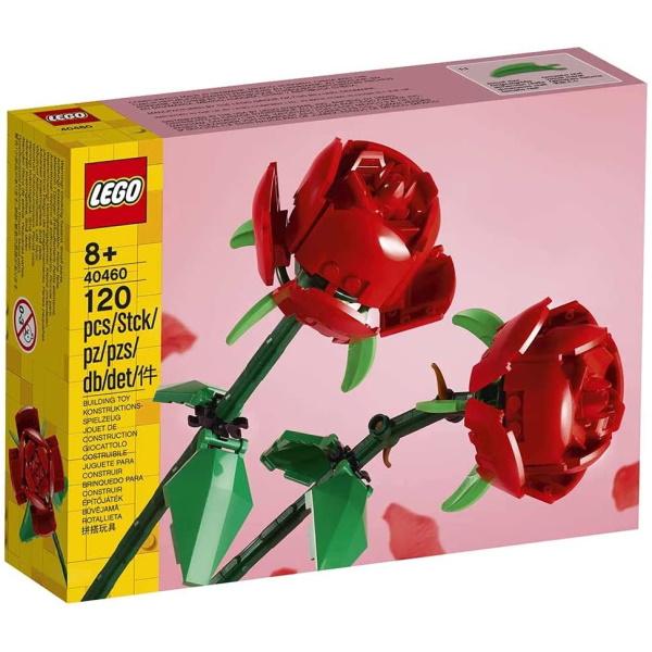 LEGO Iconic: Roses - 120 Piece Building Kit [LEGO, #40460, Ages 8+]