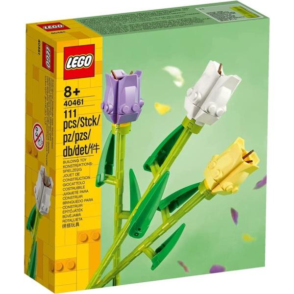 LEGO Iconic: Tulips - 111 Piece Building Kit [LEGO, #40461]