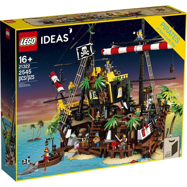 LEGO Ideas: Pirates of Barracuda Bay - 2545 Piece Building Kit [LEGO, #21322, Ages 16+]