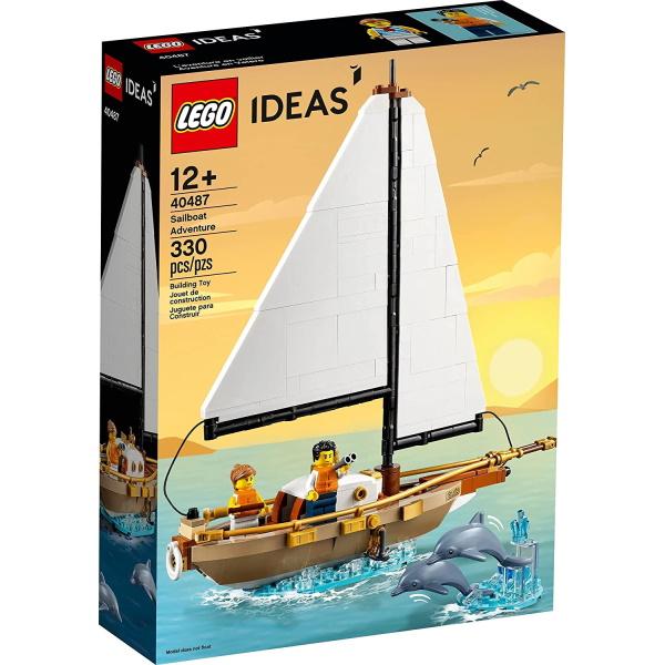 LEGO Ideas: Sailboat Adventure - 330 Piece Building Kit [LEGO, #40487, Ages 12+]