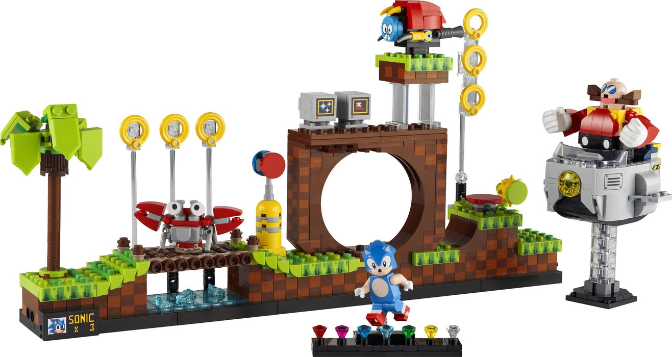 LEGO Ideas: Sonic the Hedgehog - Green Hill Zone - 1125 Piece Building Kit [LEGO, #21331, Ages 18+]