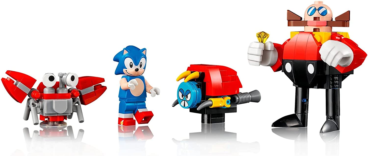 LEGO Ideas Sonic The Hedgehog – Green Hill Zone 21331 Collectible Set,  Nostalgic 90's Gift Idea for Adults with Dr. Eggman Figure and Eggmobile
