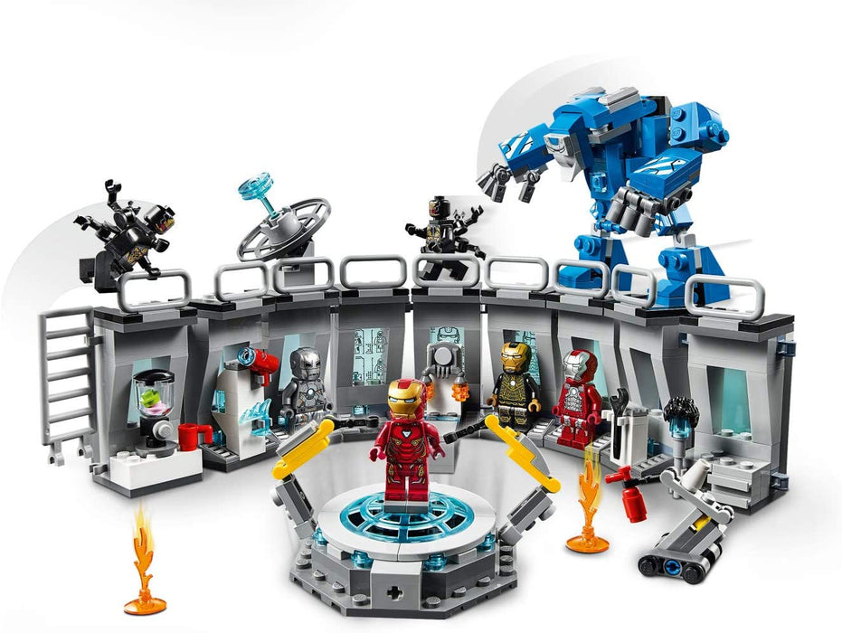 LEGO Marvel Avengers: Iron Man Hall of Armor - 524 Piece Building Kit [LEGO, #76125, Ages 7+]