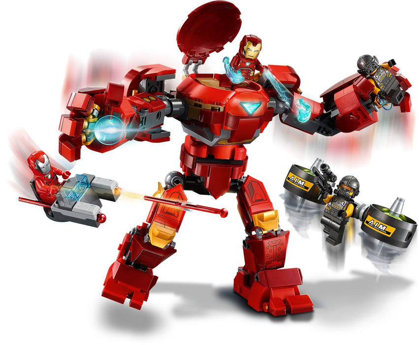 LEGO Marvel Avengers: Iron Man Hulkbuster versus A.I.M. Agent - 456 Piece Building Kit [LEGO, #76164]