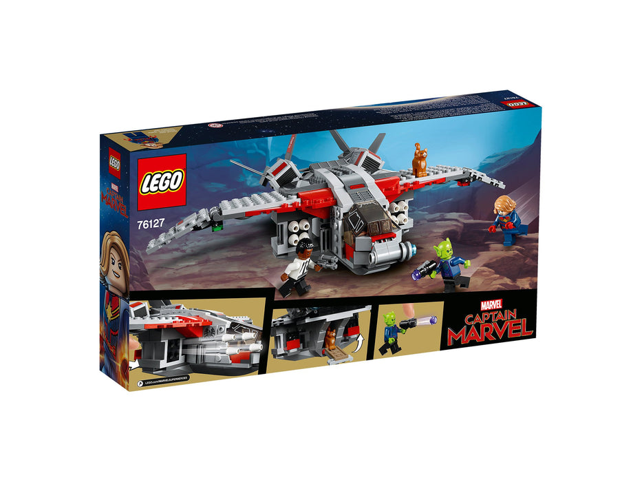 LEGO Marvel: Captain Marvel and The Skrull Attack - 307 Piece Building Kit [LEGO, #76127]