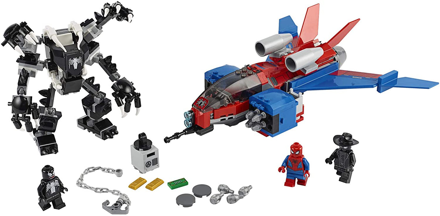 LEGO Marvel Spider-Man: Spiderjet vs. Venom Mech - 371 Piece Building Kit [LEGO, #76150]