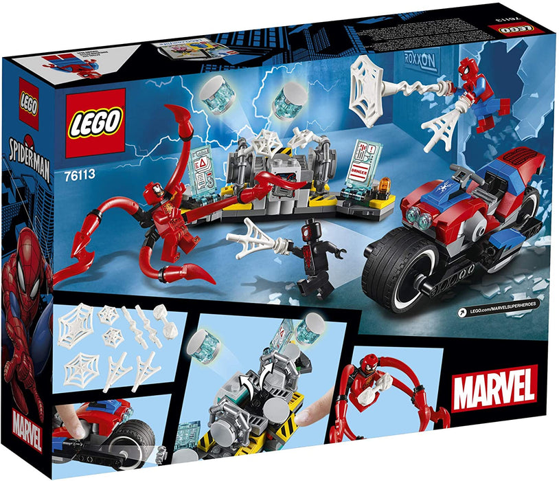 LEGO Marvel Spider-Man: Spider-Man Bike Rescue - 235 Piece Building Kit [LEGO, #76113, Ages 6+]