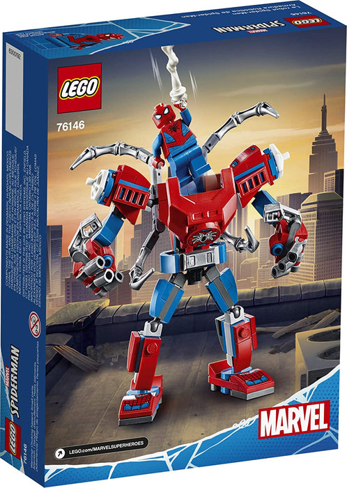 LEGO Marvel Spider-Man: Spider-Man Mech - 152 Piece Building Kit [LEGO, #76146, Ages 6+]