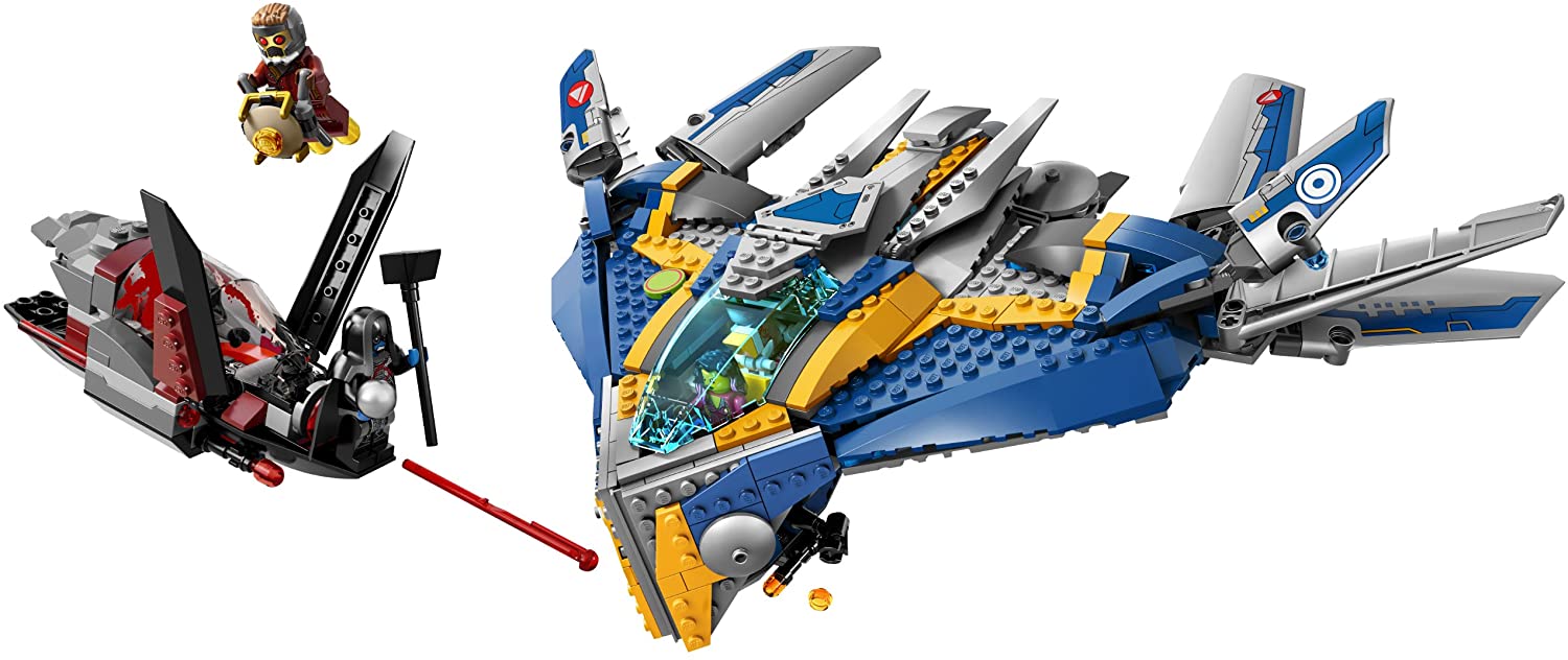 LEGO Marvel Super Heroes: The Milano Spaceship Rescue - 665 Piece Building Set [LEGO, #76021, Ages 8-14]