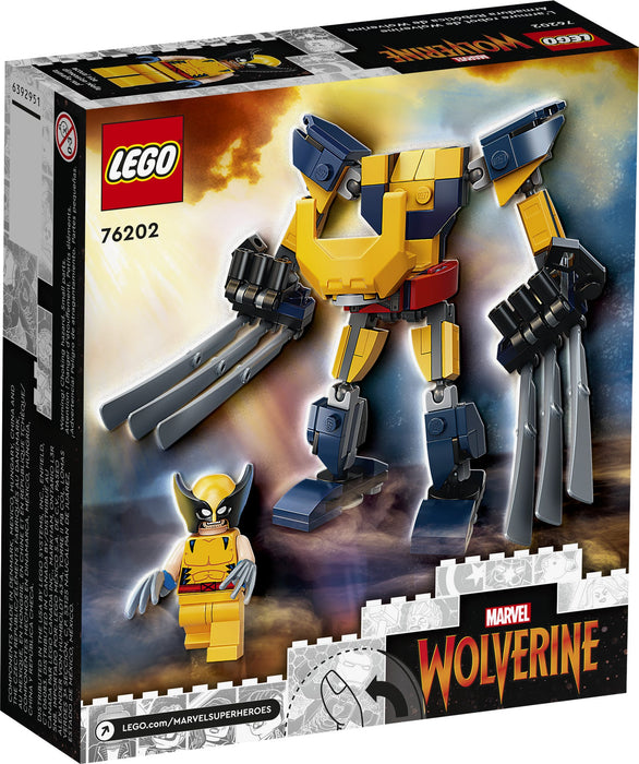 LEGO Marvel Super Heroes: Wolverine Mech Armor - 142 Piece Building Set [LEGO, #76202]