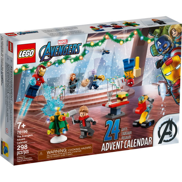 LEGO Marvel Avengers: The Avengers Advent Calendar - 298 Piece Building Kit [LEGO, #76196, Ages 7+]