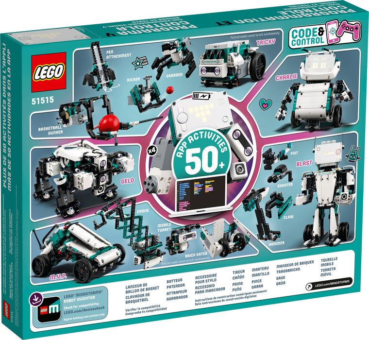 LEGO Mindstorms: Robot Inventor - 949 Piece Building Kit [LEGO, #51515, Ages 10+]