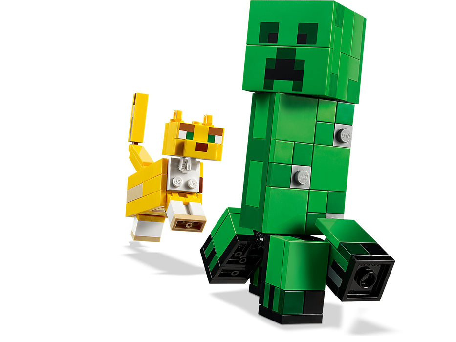 LEGO Minecraft: BigFig Creeper and Ocelot - 184 Piece Building Kit [LEGO, #21156, Ages 7+]