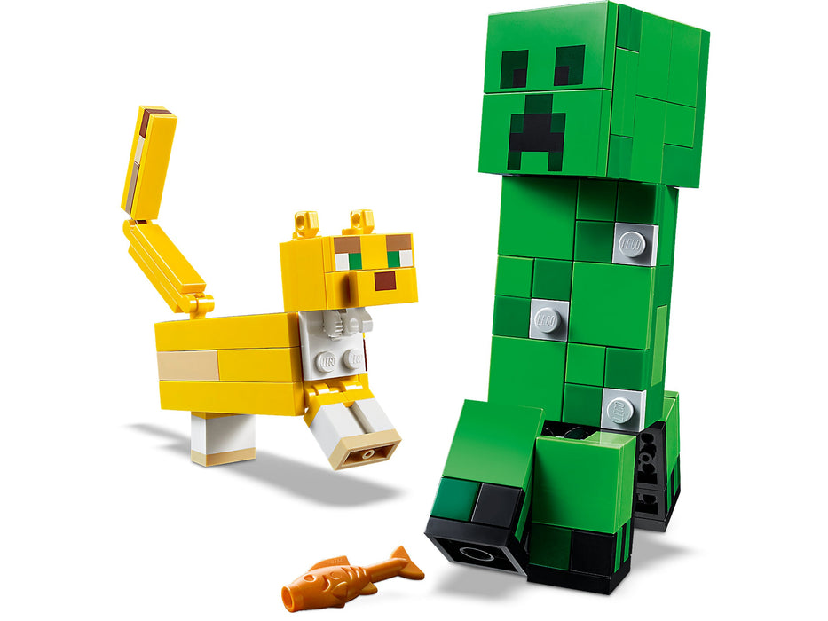 LEGO Minecraft: BigFig Creeper and Ocelot - 184 Piece Building Kit [LEGO, #21156]