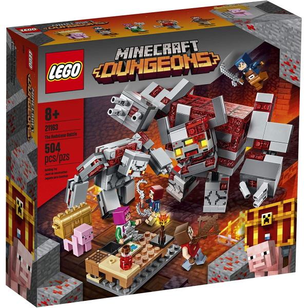 LEGO Minecraft Dungeons: The Redstone Battle - 504 Piece Building Kit [LEGO, #21163]