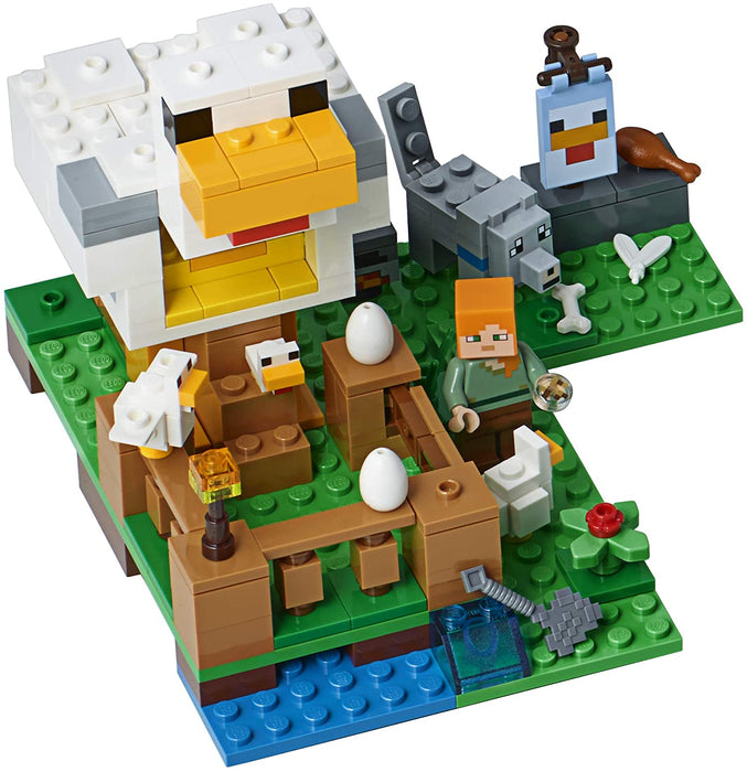 LEGO Minecraft: The Chicken Coop - 198 Piece Building Kit [LEGO, #21140, Ages 7-14]
