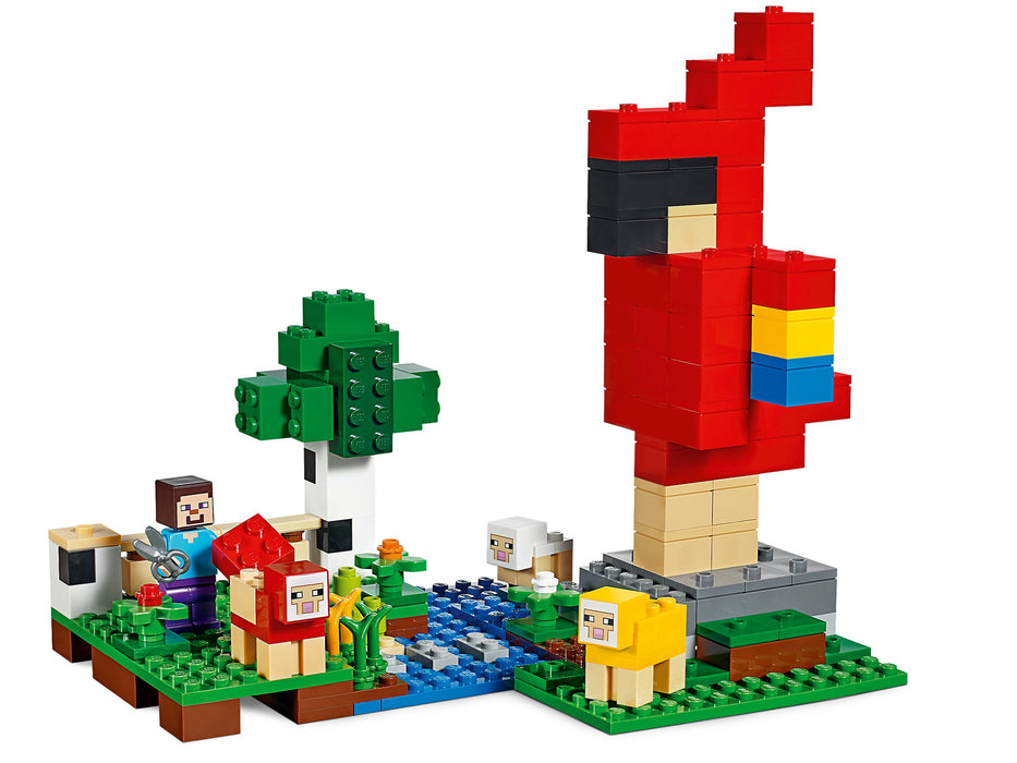 LEGO Minecraft: The Wool Farm - 260 Piece Building Kit [LEGO, #21153]