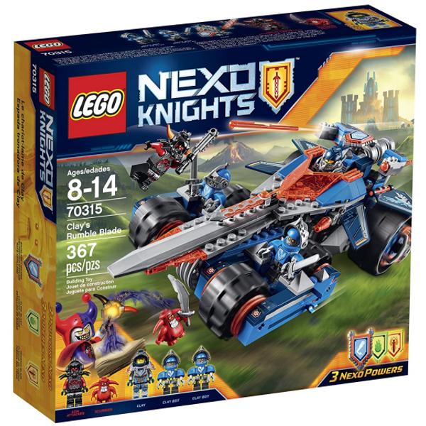 LEGO Nexo Knights: Clay’s Rumble Blade  - 367 Piece Building Kit [LEGO, #70315, Ages 8-14]