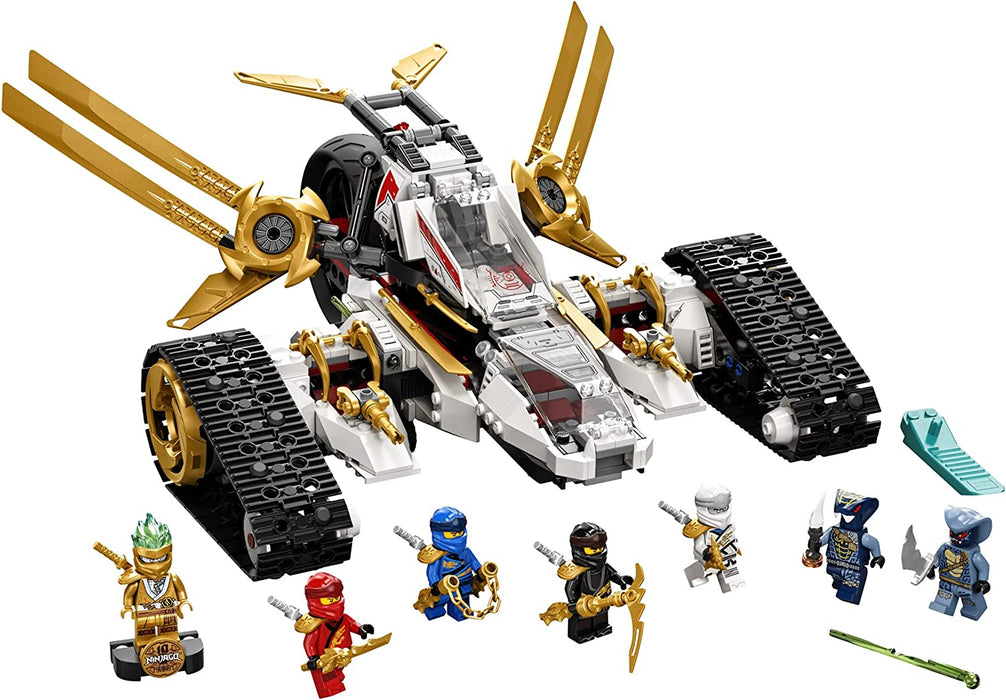 LEGO Ninjago Legacy: Ultra Sonic Raider - 725 Piece Building Kit [LEGO, #71739, Ages 9+]