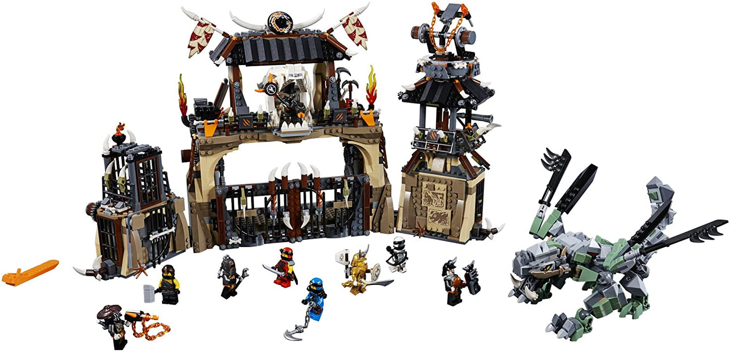 LEGO Ninjago: Masters of Spinjitzu - Dragon Pit - 1660 Piece Building Kit [LEGO, #70655, Ages 9-14]