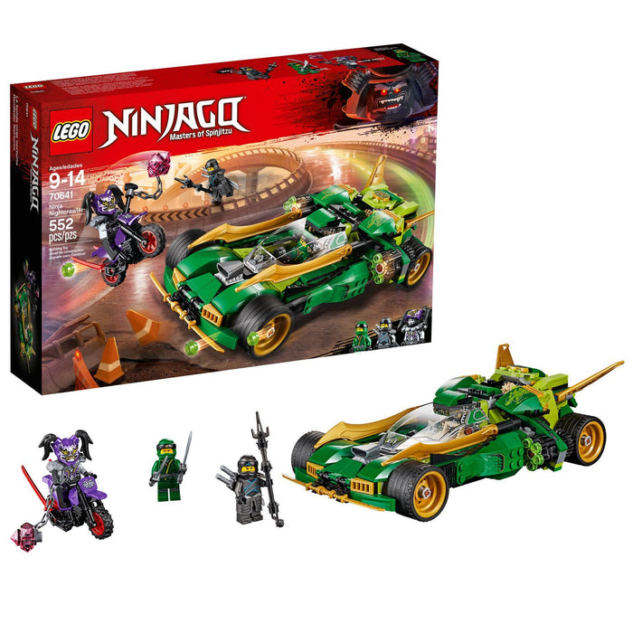 LEGO Ninjago: Masters of Spinjitzu - Ninja Nightcrawler  - 552 Piece Building Kit [LEGO, #70641, Ages 9-14]