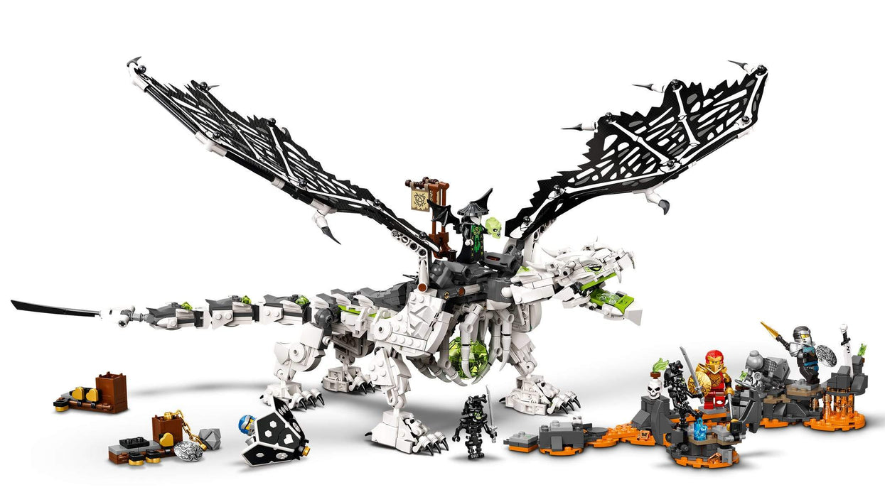 LEGO Ninjago: Skull Sorcerer's Dragon - 1016 Piece Building Kit [LEGO, #71721, Ages 9+]