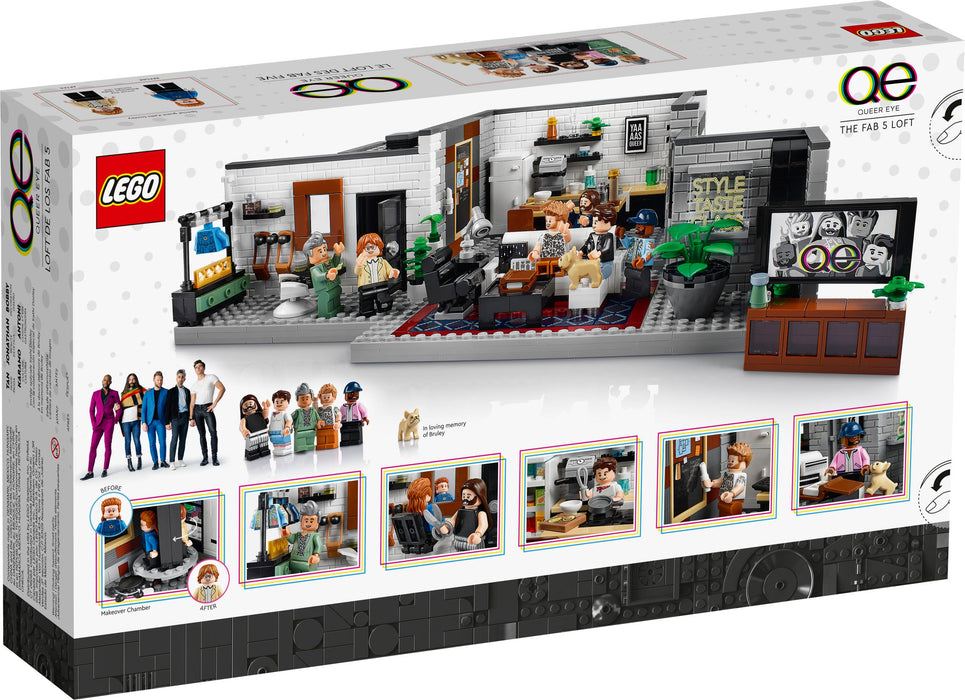 LEGO Icons: Queer Eye - The Fab 5 Loft - 974 Piece Building Set [LEGO, #10291, Ages 18+]