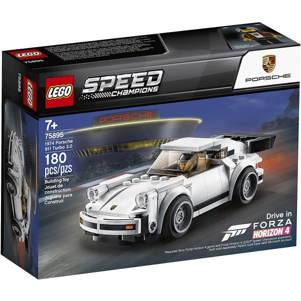 LEGO Speed Champions: 1974 Porsche 911 Turbo 3.0 - 180 Piece Building Kit [LEGO, #75895, Ages 7+]