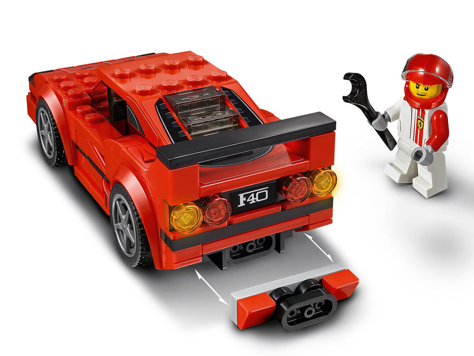 LEGO Speed Champions: Ferrari F40 Competizione - 198 Piece Building Kit [LEGO, #75890]