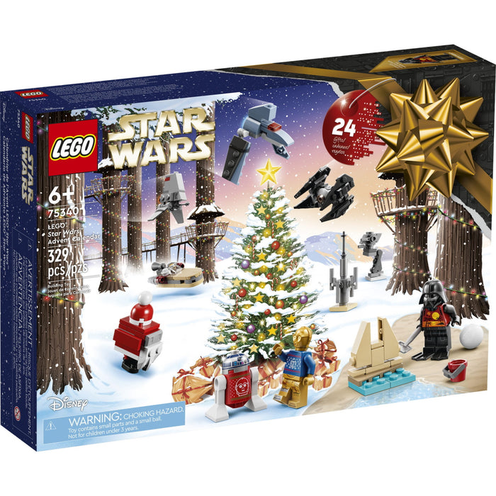 LEGO Star Wars: Advent Calendar 2022 - 329 Piece Building Kit [LEGO, #75340, Ages 6+]