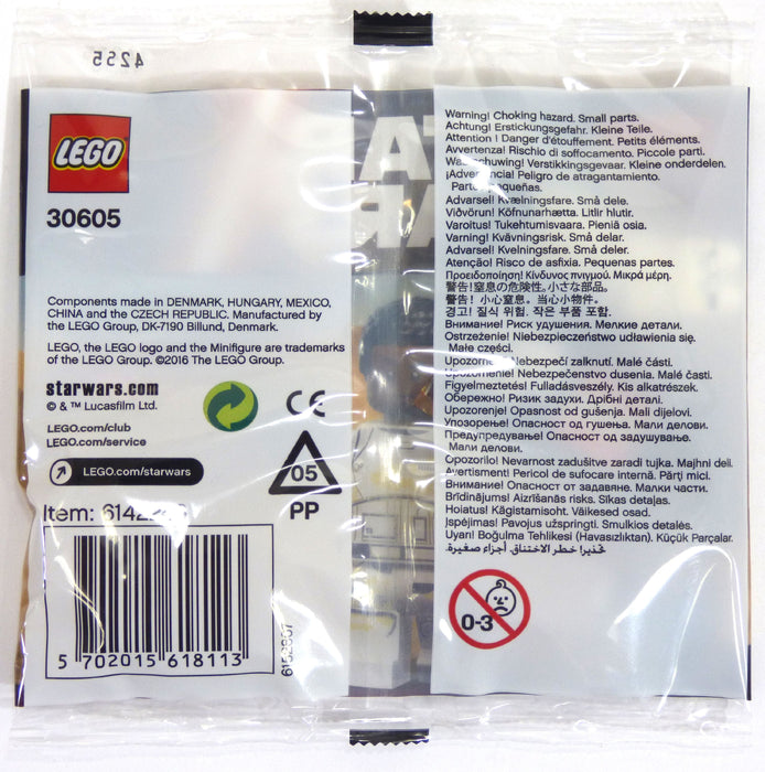 LEGO Star Wars: Finn Minifigure - 5 Piece Building Kit [LEGO, #30605]