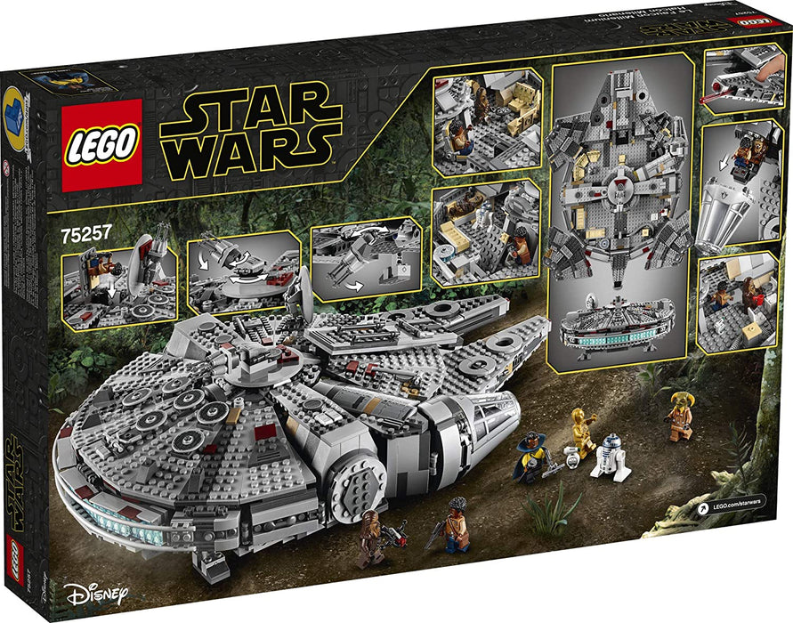 LEGO Star Wars: Millennium Falcon - 1351 Piece Building Kit [LEGO, #75257, Ages 9+]