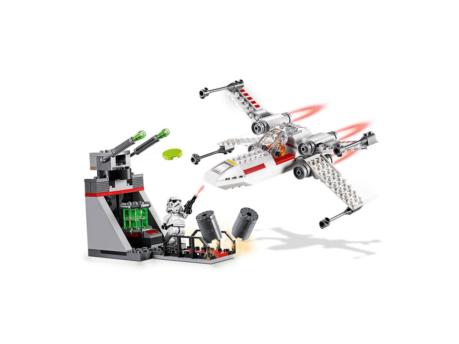 LEGO Star Wars: X-Wing Starfighter Trench Run - 132 Piece Building Kit [LEGO, #75235, Ages 4+]