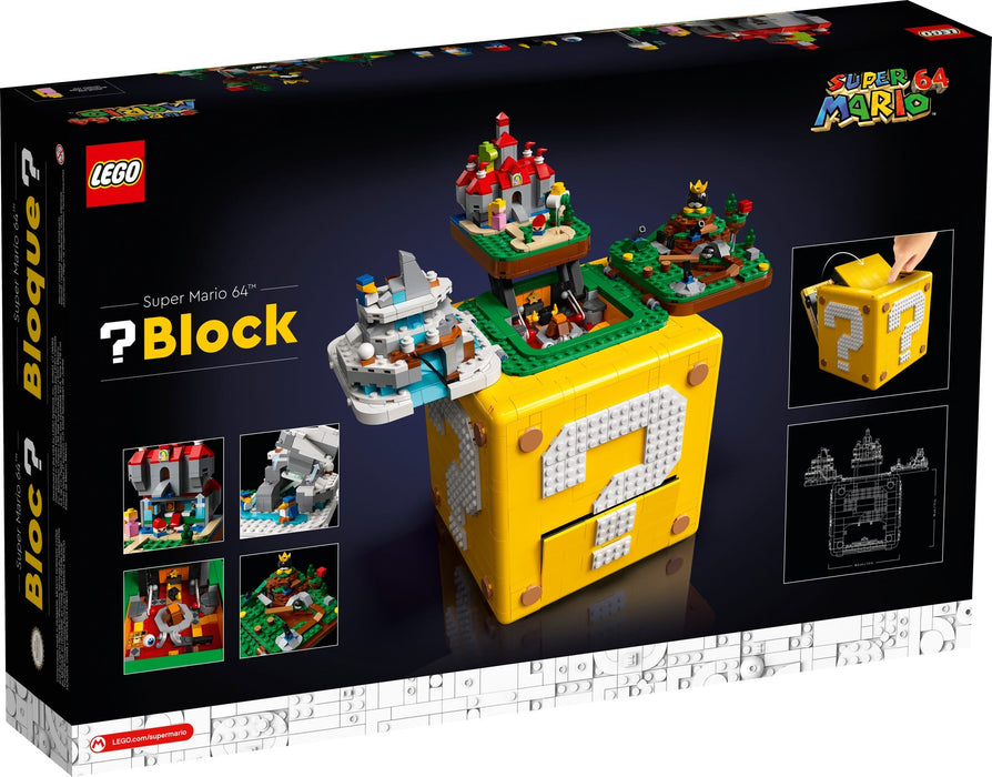 LEGO Super Mario: Super Mario 64 Question Mark Block - 2064 Piece Building Kit [LEGO, #71395]