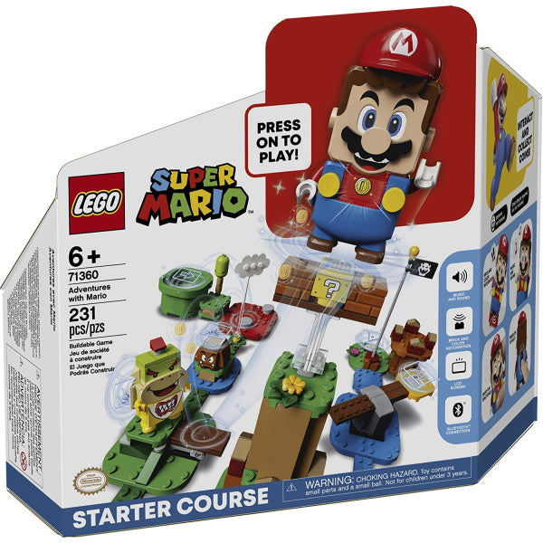 LEGO Super Mario: Adventures with Mario Starter Course - 231 Piece Building Kit [LEGO, #71360, Ages 6+]