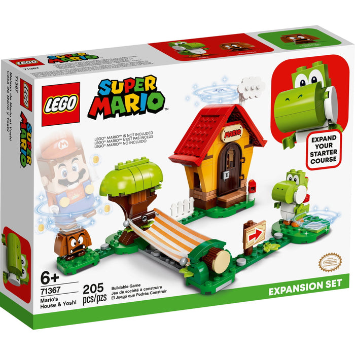 LEGO Super Mario: Marioâ€™s House & Yoshi Expansion Set - 205 Piece Building Kit [LEGO, #71367]