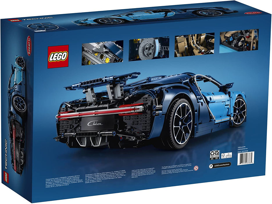 LEGO Technic: Bugatti Chiron - 3599 Piece Building Kit [LEGO, #42083]